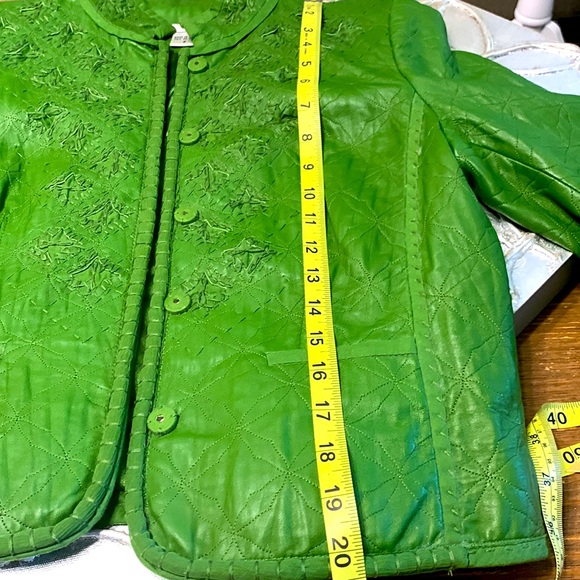 Peter Nygard Green Embroidered Blazer - Picture 12 of 16